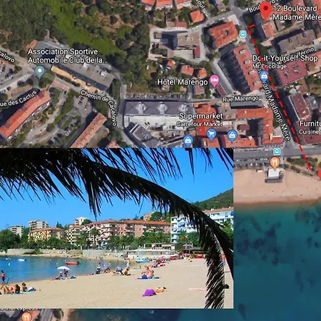 **** Sea 1 A 8 Personnes 80m2 A 120m De La **** Αζάτσιο