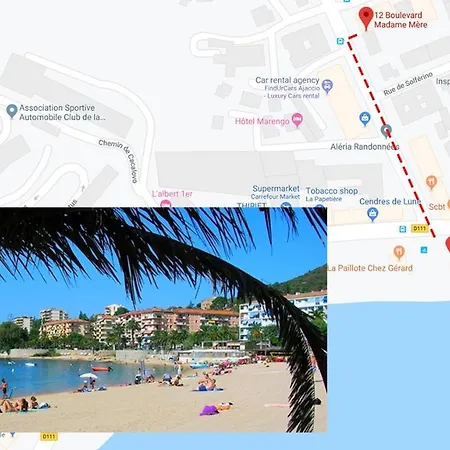 **** Sea 1 A 8 Personnes 80m2 A 120m De La **** *